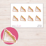 DDZ-17367 planner sticker sheet with enlarged sticker detail