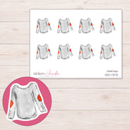 DDZ-17372 planner sticker sheet with enlarged sticker detail
