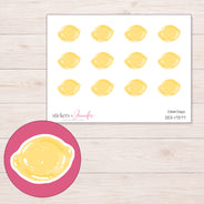 DDZ-17377 planner sticker sheet with enlarged sticker detail