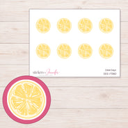 DDZ-17380 planner sticker sheet with enlarged sticker detail