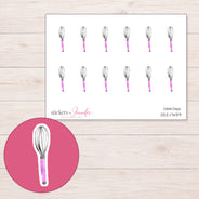 DDZ-17439 planner sticker sheet with enlarged sticker detail
