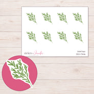DDZ-17446 planner sticker sheet with enlarged sticker detail