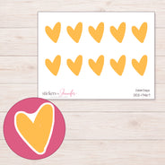 DDZ-17467 planner sticker sheet with enlarged sticker detail