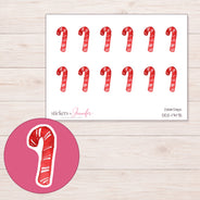 DDZ-17475 planner sticker sheet with enlarged sticker detail