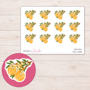 DDZ-17488 planner sticker sheet with enlarged sticker detail