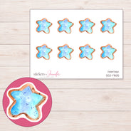 DDZ-17505 planner sticker sheet with enlarged sticker detail