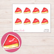 DDZ-17509 planner sticker sheet with enlarged sticker detail