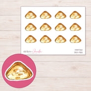DDZ-17512 planner sticker sheet with enlarged sticker detail