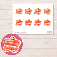 DDZ-17517 planner sticker sheet with enlarged sticker detail