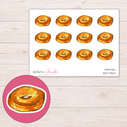 DDZ-17524 planner sticker sheet with enlarged sticker detail