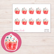 DDZ-17541 planner sticker sheet with enlarged sticker detail