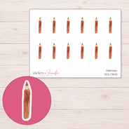 DDZ-17543 planner sticker sheet with enlarged sticker detail