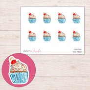 DDZ-17547 planner sticker sheet with enlarged sticker detail