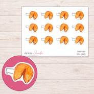 DDZ-17551 planner sticker sheet with enlarged sticker detail