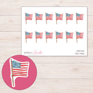 DDZ-17562 planner sticker sheet with enlarged sticker detail