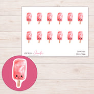 DDZ-17566 planner sticker sheet with enlarged sticker detail