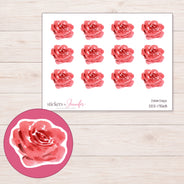 DDZ-17568 planner sticker sheet with enlarged sticker detail