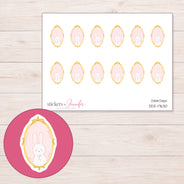 DDZ-17630 planner sticker sheet with enlarged sticker detail