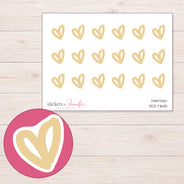 DDZ-17645 planner sticker sheet with enlarged sticker detail