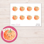 DDZ-17656 planner sticker sheet with enlarged sticker detail