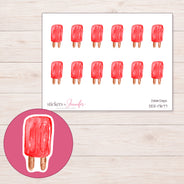 DDZ-17677 planner sticker sheet with enlarged sticker detail