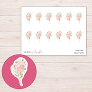 DDZ-17693 planner sticker sheet with enlarged sticker detail