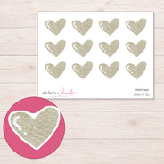 DDZ-17721 planner sticker sheet with enlarged sticker detail
