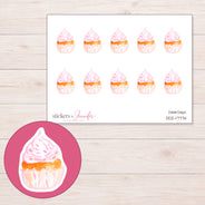 DDZ-17774 planner sticker sheet with enlarged sticker detail