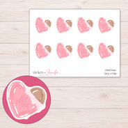 DDZ-17781 planner sticker sheet with enlarged sticker detail