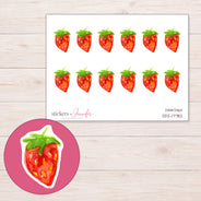 DDZ-17782 planner sticker sheet with enlarged sticker detail