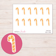 DDZ-17785 planner sticker sheet with enlarged sticker detail