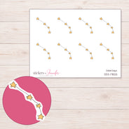 DDZ-17825 planner sticker sheet with enlarged sticker detail