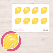 DDZ-17880 planner sticker sheet with enlarged sticker detail