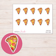 DDZ-17891 planner sticker sheet with enlarged sticker detail