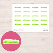 DDZ-17900 planner sticker sheet with enlarged sticker detail