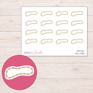 DDZ-17905 planner sticker sheet with enlarged sticker detail