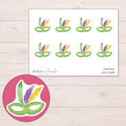DDZ-17908 planner sticker sheet with enlarged sticker detail