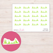 DDZ-17909 planner sticker sheet with enlarged sticker detail