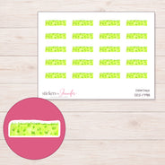 DDZ-17918 planner sticker sheet with enlarged sticker detail
