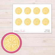 DDZ-17923 planner sticker sheet with enlarged sticker detail