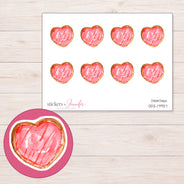 DDZ-17937 planner sticker sheet with enlarged sticker detail