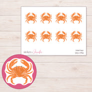 DDZ-17941 planner sticker sheet with enlarged sticker detail
