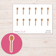DDZ-17947 planner sticker sheet with enlarged sticker detail