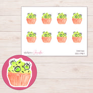 DDZ-17967 planner sticker sheet with enlarged sticker detail