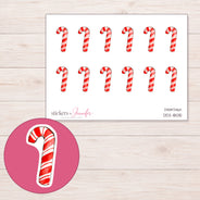 DDZ-18015 planner sticker sheet with enlarged sticker detail