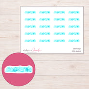 DDZ-18052 planner sticker sheet with enlarged sticker detail