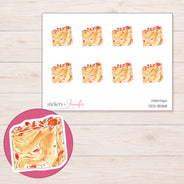 DDZ-18068 planner sticker sheet with enlarged sticker detail