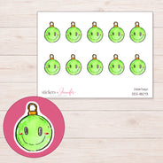DDZ-18073 planner sticker sheet with enlarged sticker detail