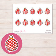 DDZ-18085 planner sticker sheet with enlarged sticker detail