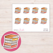 DDZ-18136 planner sticker sheet with enlarged sticker detail